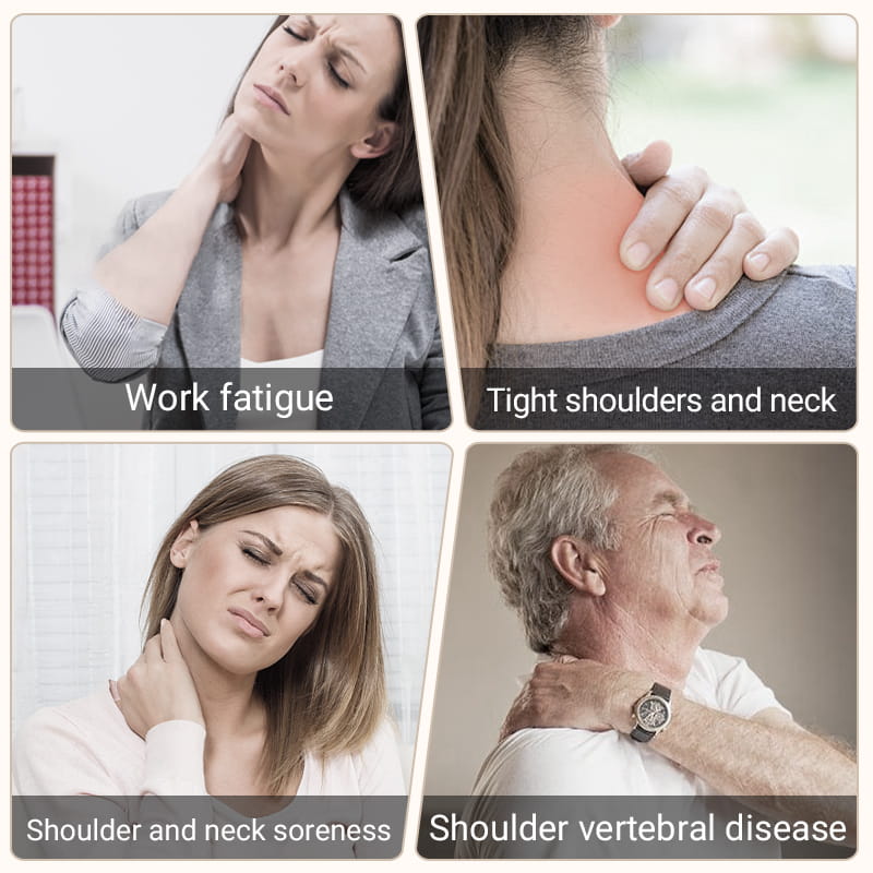 💥Limit Time 50% OFF💥【Best Winter Gifts】Electric Neck and Shoulder Heating Pad with Vibration